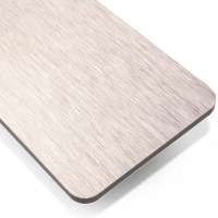 aluminum Brush Silver ACP Aluminium Composite Panel Sheet